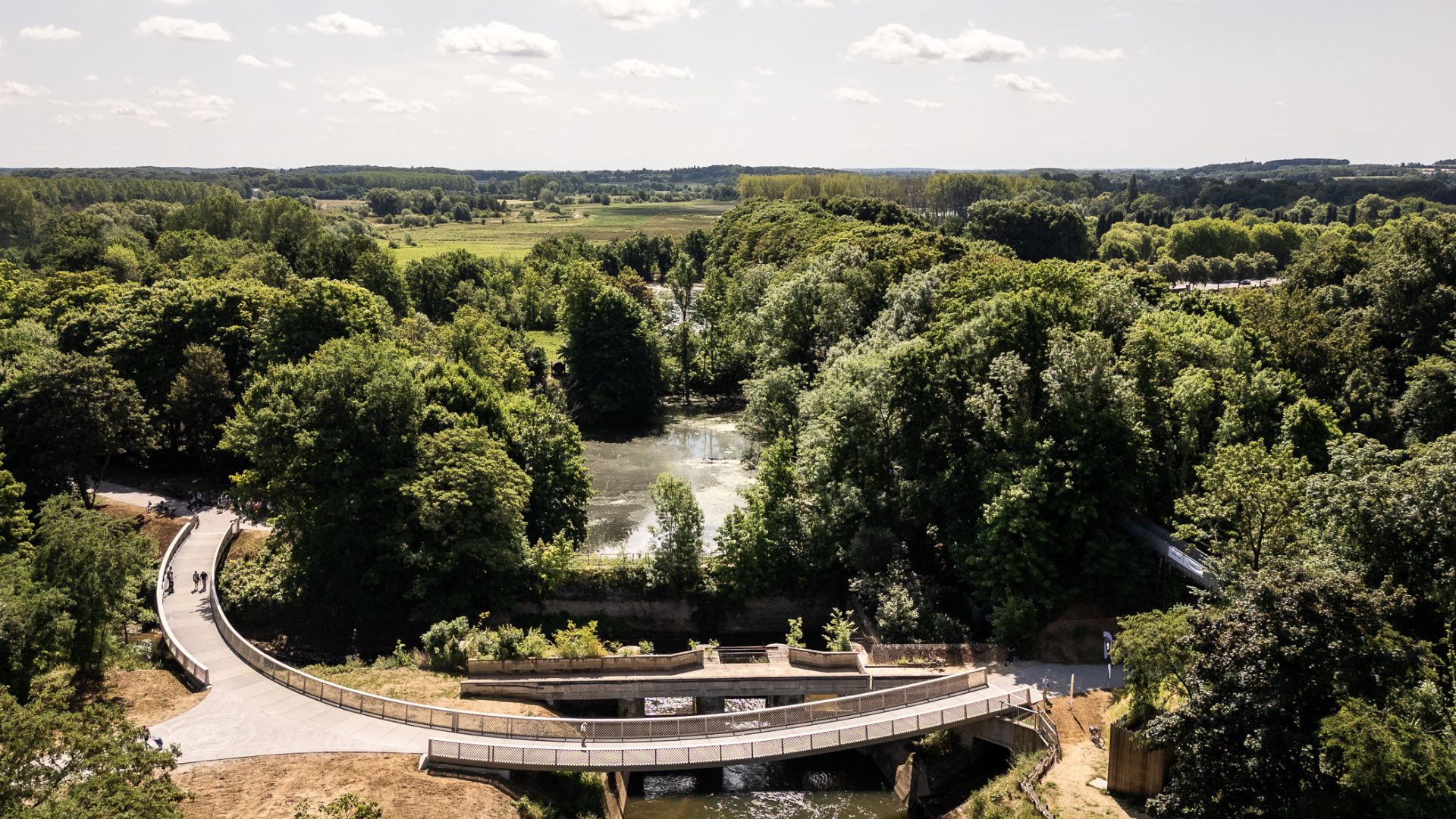 Saspoortbrug in Diest