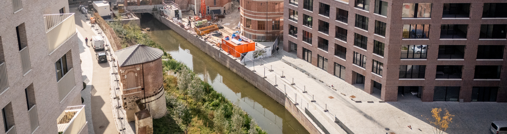 Openlegging Dijle in Leuvense Hertogensite