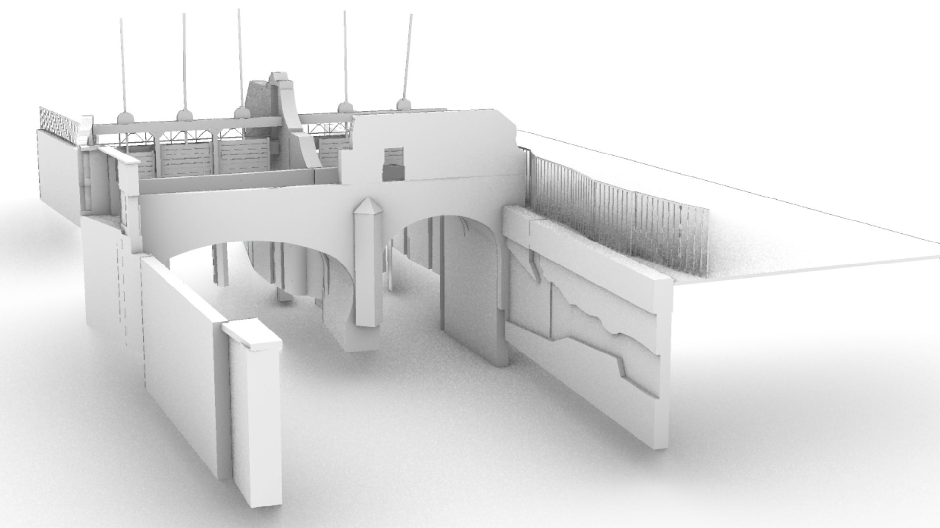 Maquette van de Sluismolen na restauratie