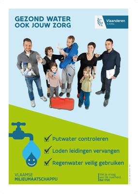 Affiche Gezond water, ook jouw zorg
